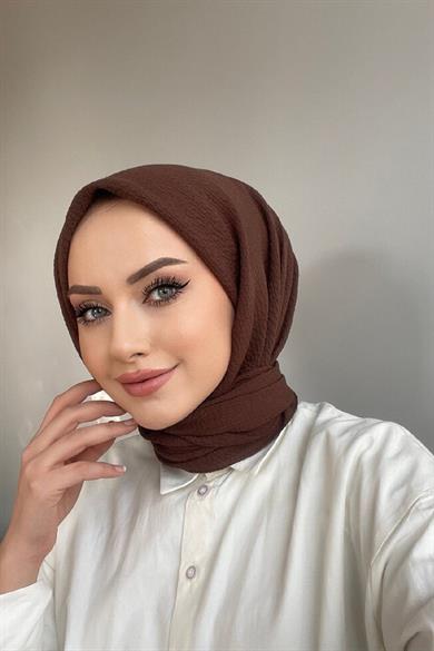 Kahve Naturel Eşarp