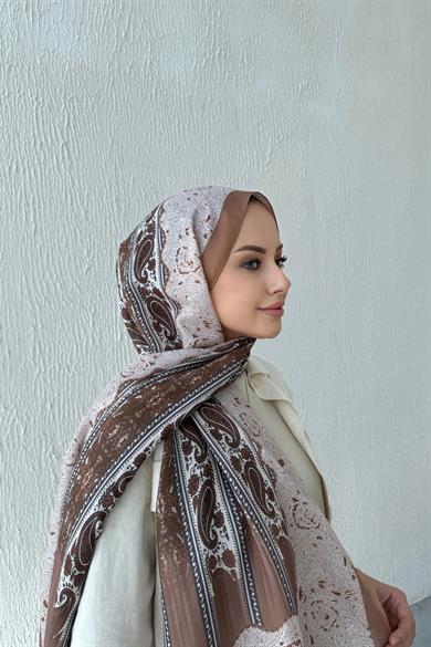Kahve & Vizon Etro Soft Şal