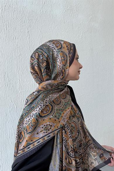 Brown Etro Authentic Modal Silk Shawl