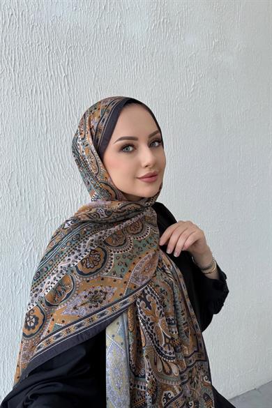 Brown Etro Authentic Modal Silk Shawl
