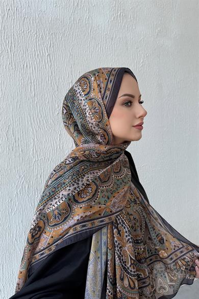 Brown Etro Authentic Modal Silk Shawl