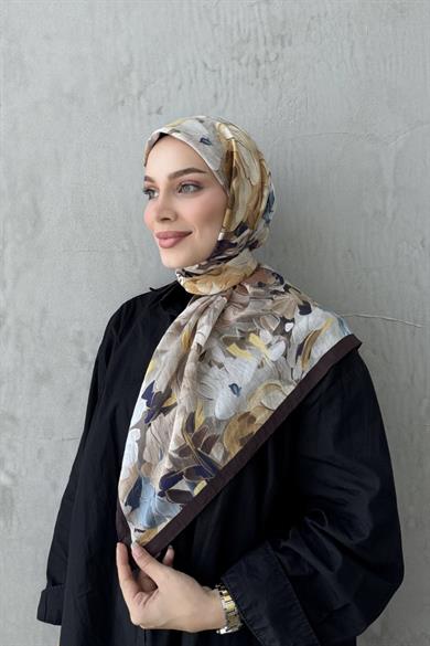 Brown River Modal Silk Scarf