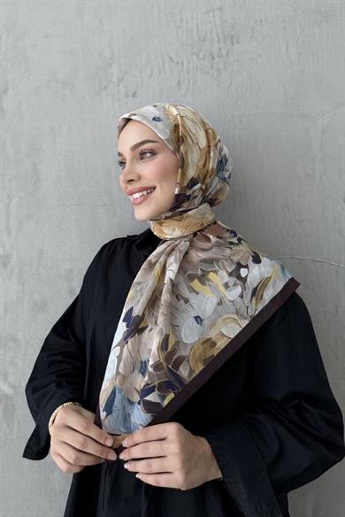 Brown River Modal Silk Scarf