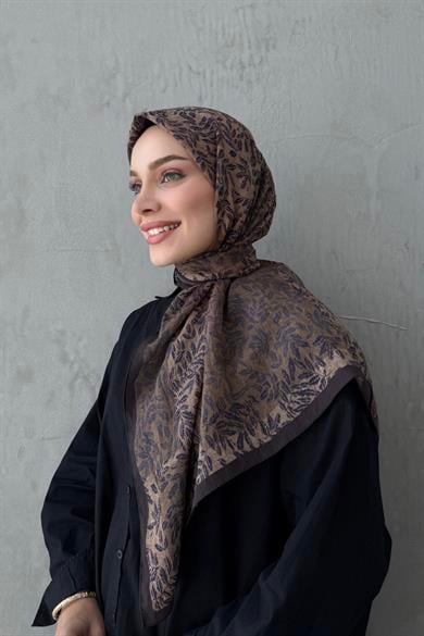 Brown Nirva Bohemian Modal Silk Shawl
