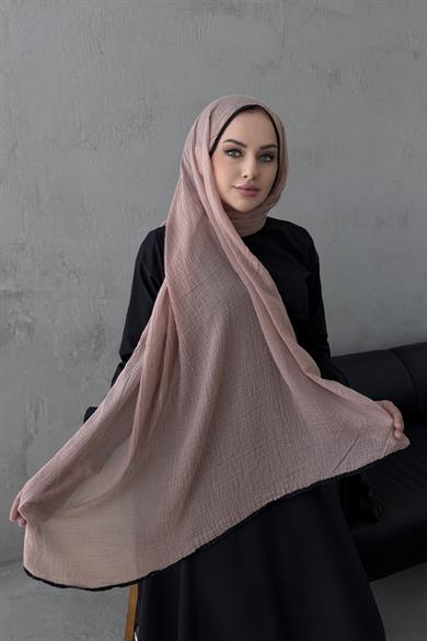 Karamel Müslin Biyeli Şal 