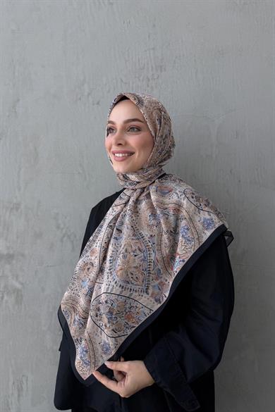 Karamel Şehvar Bohem Modal İpek Şaleşarp