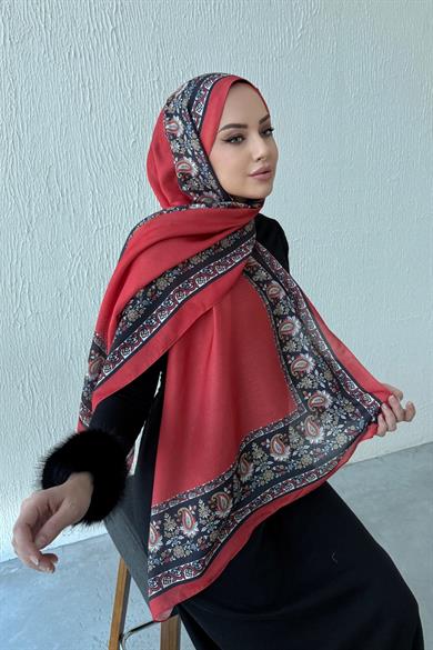 Kırmızı Elmas Etro Soft Şal