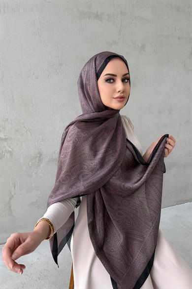 Dark Mink Asu Authentic Indian Silk Shawl