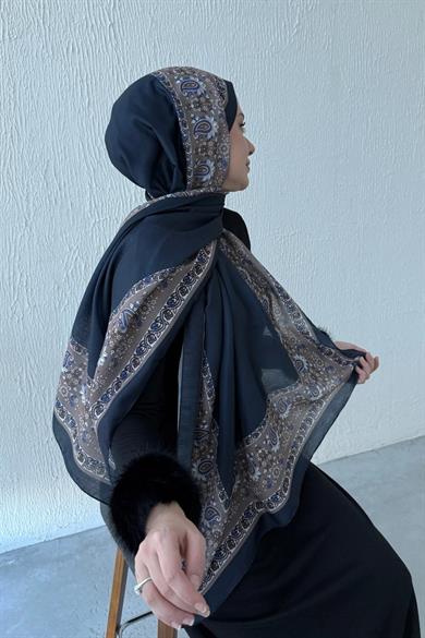 Lacivert Elmas Etro Soft Şal