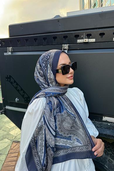 Lacivert Etro Soft Şal