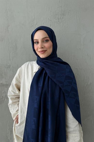 Navy Blue Naila Vua Shawl