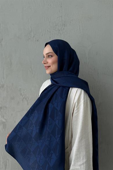 Navy Blue Naila Vua Shawl