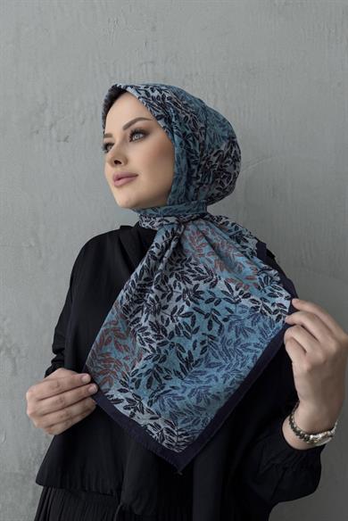 Navy Blue Nirva Bohemian Modal Silk Shawl