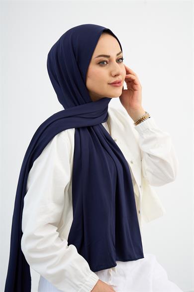 Lacivert Penye Şal