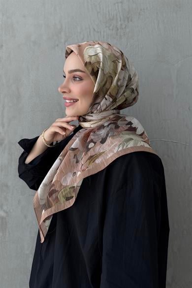 Latte Nehir Modal Silk Scarf