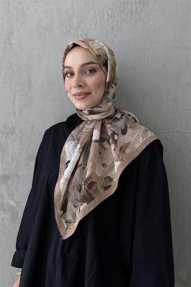 Latte Nehir Modal Silk Scarf