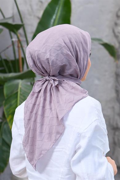 Lila Bambu Jakar Eşarp