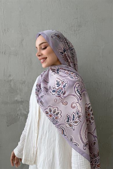 Lila Gardenia Modal İpek Şal