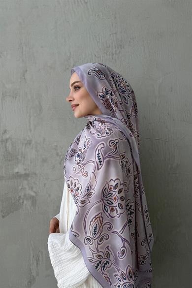 Lila Gardenia Modal İpek Şal