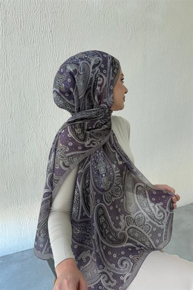 Lila Hercai Authentic Indian Silk Shawl