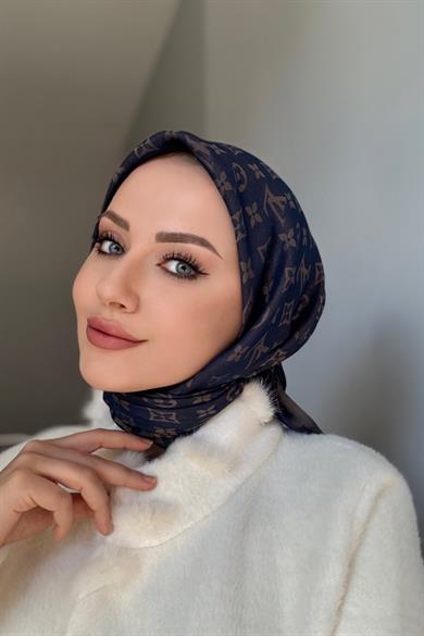 Lv desenli esarp lacivert