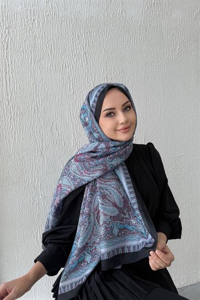Mavi Etro Vual İpek Şal