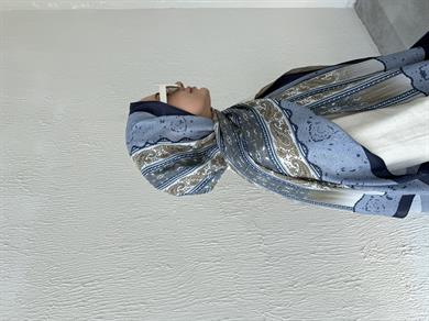 Mavi & Gold Etro Soft Şal