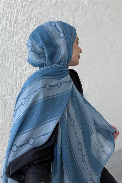 Blue Sapphire Modal Silk Shawl