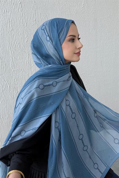 Blue Sapphire Modal Silk Shawl