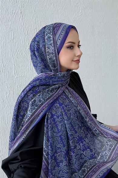 Purple Bohemian Modal Silk Shawl