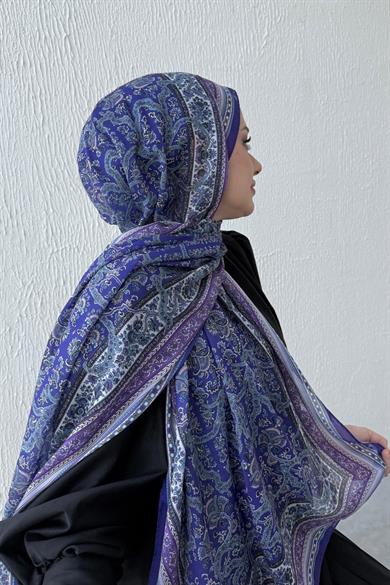 Purple Bohemian Modal Silk Shawl