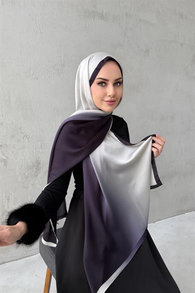 Purple Gradient Shawl