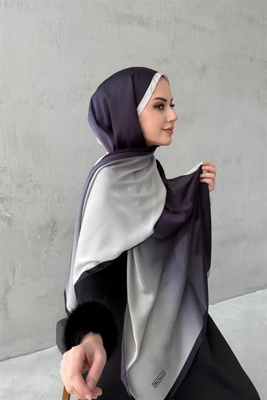 Purple Gradient Shawl