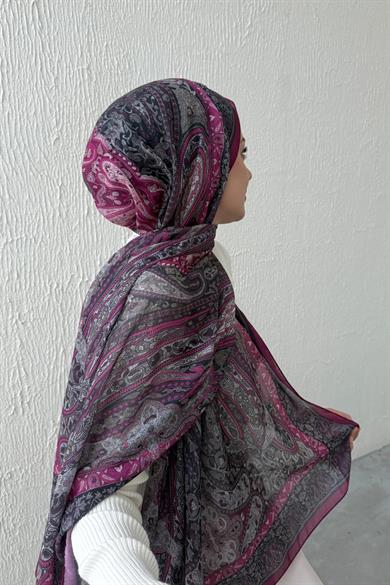 Mürdüm & Mürdüm Şazeli Bohem Modal İpek Şal