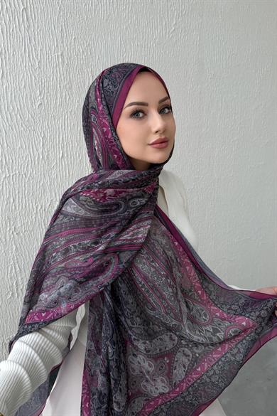 Mürdüm & Mürdüm Şazeli Bohem Modal İpek Şal