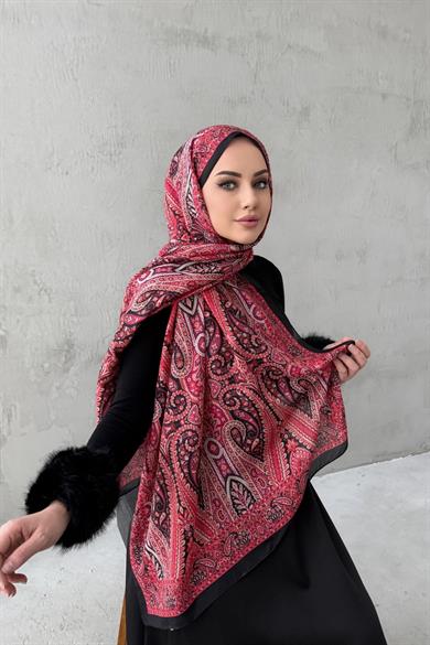 Nar Çiçeği Milena Modal İpek Şal