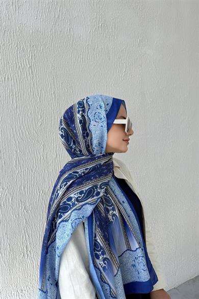 Parlament & Mavi Etro Soft Şal