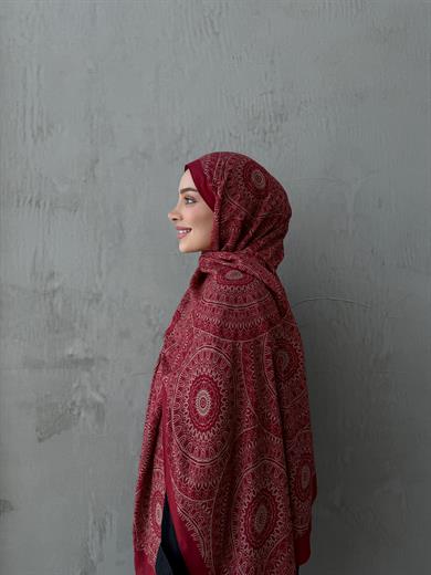 Pink Koza %100 Pamuk Şal 4