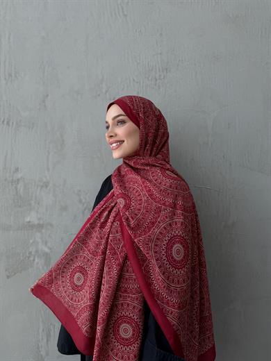 Pink Koza %100 Pamuk Şal 4