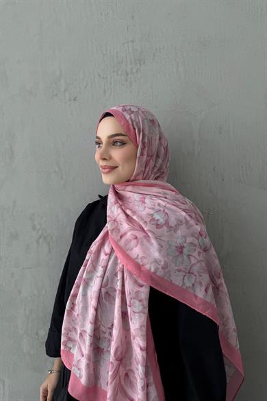 Pudra Nergis Koza %100 Pamuk Şal 