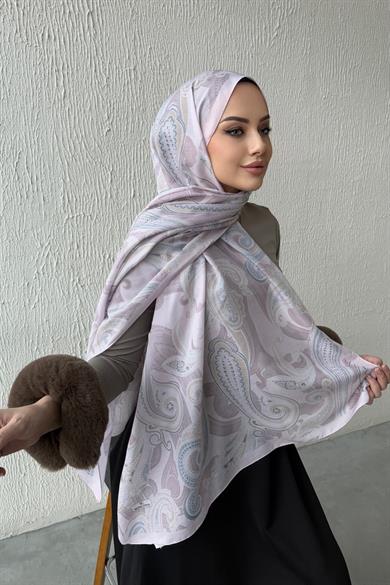Pudra Zerda Modal İpek Şal