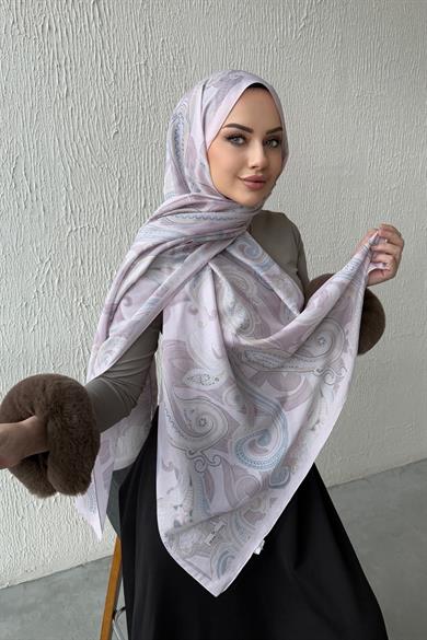 Pudra Zerda Modal İpek Şal