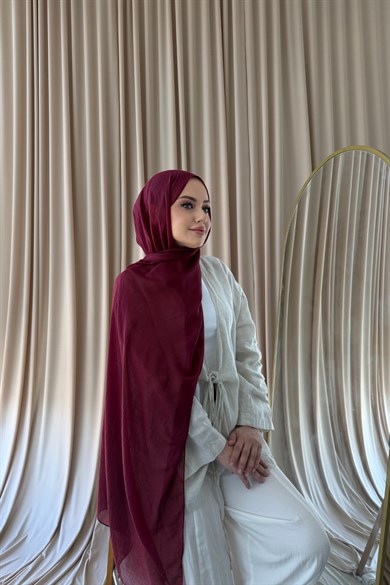 Raami Şal Bordo