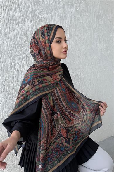 Colorful Etro Authentic Indian Silk Shawl