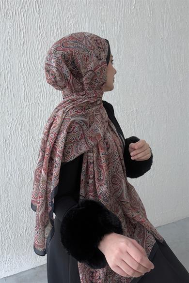 Renkli Harmoni Modal İpek Şal