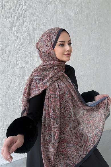 Renkli Harmoni Modal İpek Şal