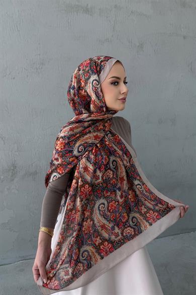 Renkli Laventa Koza %100 Pamuk Şal