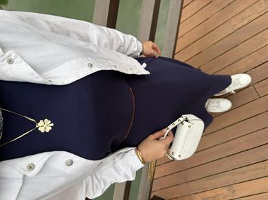 Ribana İçlik Elbise Lacivert