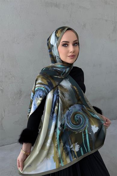 Sahara Kumlu İpek Şal