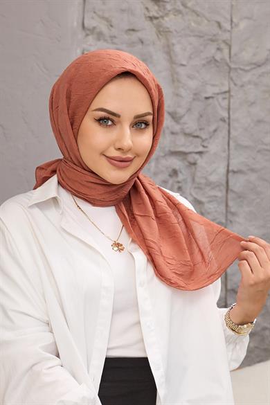 Şeftali Bambu Eşarp